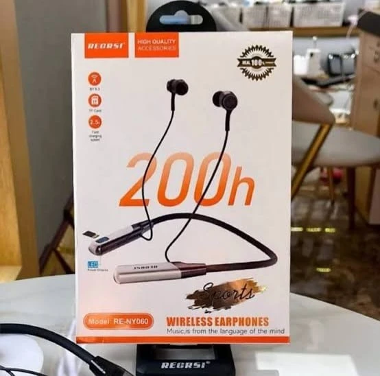 Regrsi RE-NY060 Wireless Neckband Long Battery